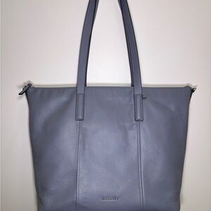 Vera Bradley Charlie Leather Tote Bag - Grey / Large